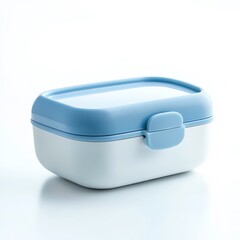 Stylish and practical lunch container with a blue lid for everyday meal preparation and storage
