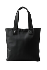 Hyper-realistic mini tote bag, compact size, for accessories or cosmetics, isolated on white background

