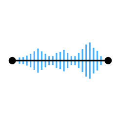 Stylized Sound Wave Graphic
