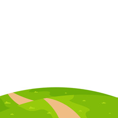Green Field Illustration