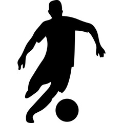 Soccer Player Silhouette