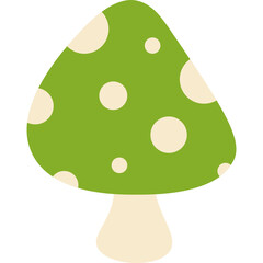 illustration, vector, mushroom, nature, fungus, cartoon, background, collection, botanical, element, botany, hand drawn