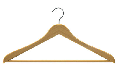 wooden coat hanger