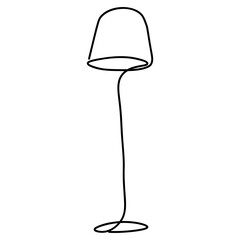 Minimalist Furniture Continuous Line Drawing