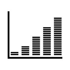 Chart icon vector. schedule illustration sign. diagram symbol or logo.