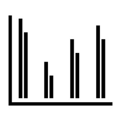 Chart icon vector. schedule illustration sign. diagram symbol or logo.