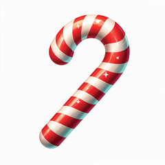 Christmas candy cane Vector Illustration isolated