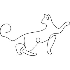 Cat Line Art