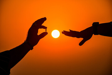 The fateful moment of a life together