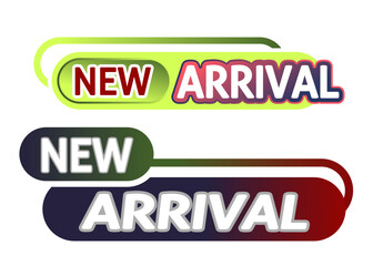 new arrival product template element vector illustration