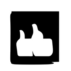 Black and White Silhouette or Line Art Illustration of Man or Woman Handing Mobile Phone - Communication Concept