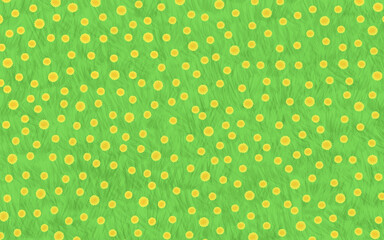 Seamless Dandelion Pattern