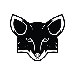 Fox Head Silhouette Icon