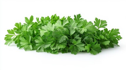 Obraz premium Finely slicing herbs like parsley and cilantro,generative ai illustration