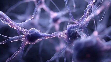 Intricate Neural Fractal Patterns Radiate Across Midnight Canvas – Surreal Visual Art for Futuristic Science Branding