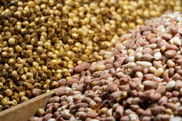 nut food stall at the banana festival