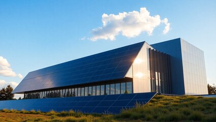 Fototapeta premium House or Building with solar panels