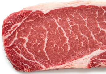 Fototapeta premium Close view of a raw steak cutlet