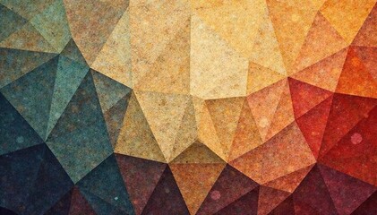 Geometric tapestry, muted earth tones, subtle texture, wall, tapestry, geometric