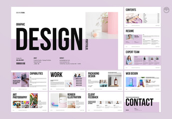 Graphic Design Portfolio Presentation Template