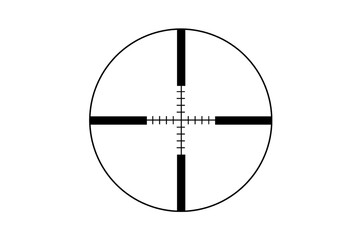 sniper rifle target,vector illustration