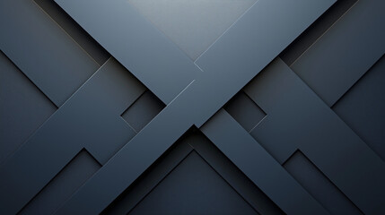 Fototapeta premium Modern abstract blue background, elegant overlapping diagonal lines, gradient shades of dark and light blue, geometric minimalist style, clean and sharp design, futuristic and professional look, high 