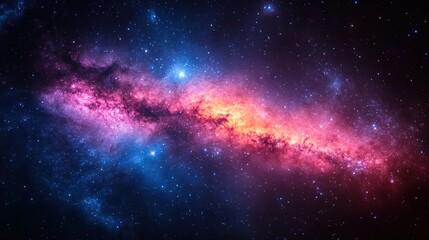 Obraz premium Colorful cosmic nebulae in deep space.