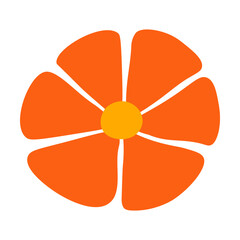 Abstract Groovy Flower