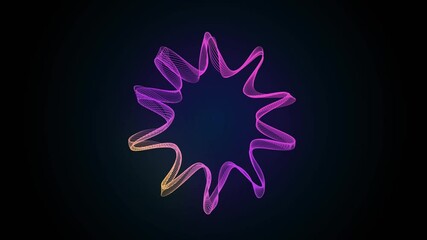 Pink and yellow star shines against a black backdrop, perfect for whimsical designs, festive events, or celestial themed projects.