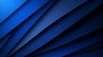 Obraz premium Modern abstract blue background, elegant overlapping diagonal lines, gradient shades of dark and light blue, geometric minimalist style, clean and sharp design, futuristic and professional look, high 