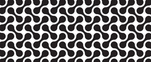 Metaball pattern. Liquid drops or morph shapes background. Organic blobs or molecules isolated on white background. Modern abstract wallpaper with connected dots. Vector graphic illustration.