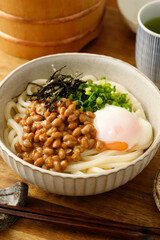 納豆うどん
