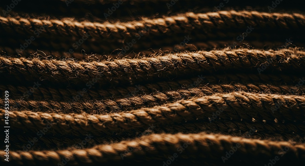 Aufkleber a close up of a bunch of brown strings