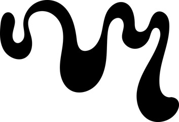 solid abstract flourish shape