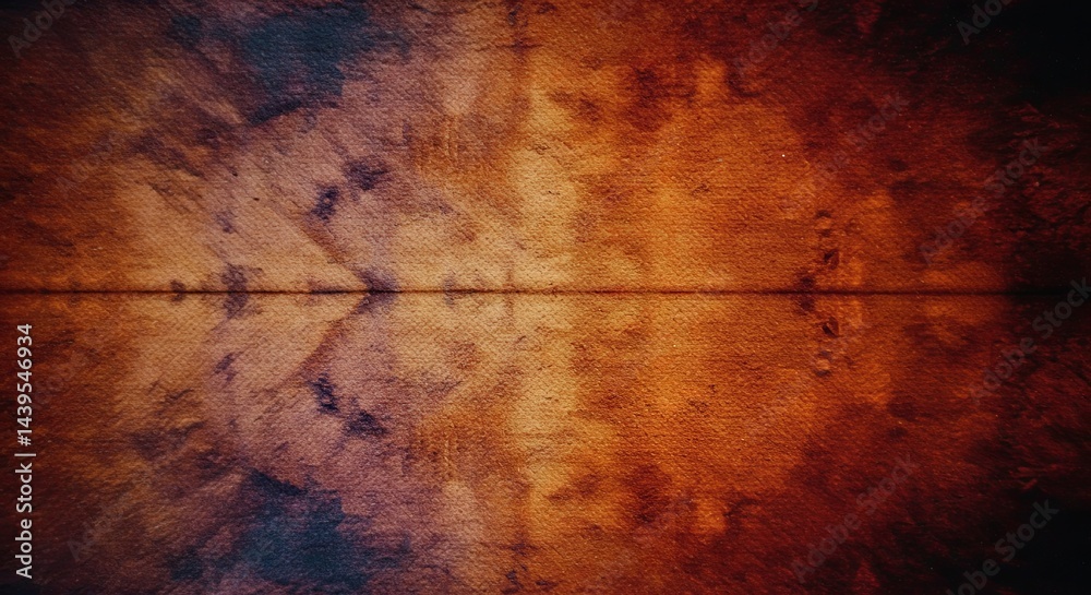 Aufkleber a brown and orange background with a reflection of a line