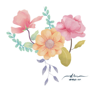pink rose flower
