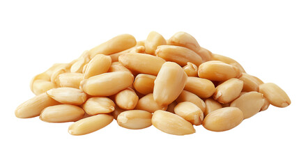 Neatly piled whole peanuts, ready to enjoy, PNG, created with Generative AI