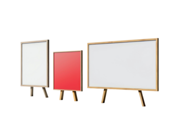 Captivating Audiences with Experiential Marketing Boards Isolated On White Background.