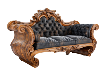 Transform Your Home with Fantasy-inspired Furniture Isolated On White Background.