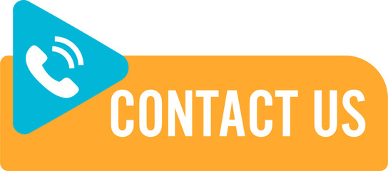 Obraz premium Contact Us Button