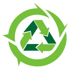 Obraz premium recycle symbol icon