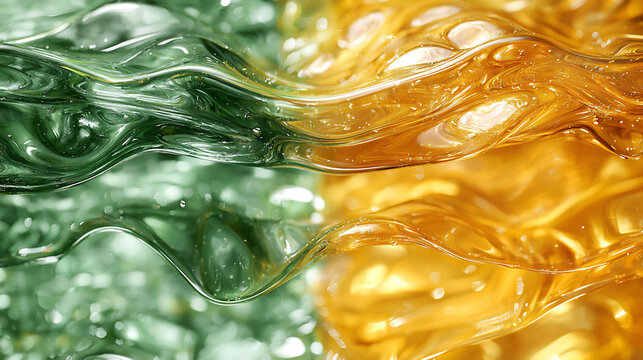 disgusting clash: chaotic greens sickly yellows