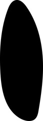 solid abstract cutout shape element