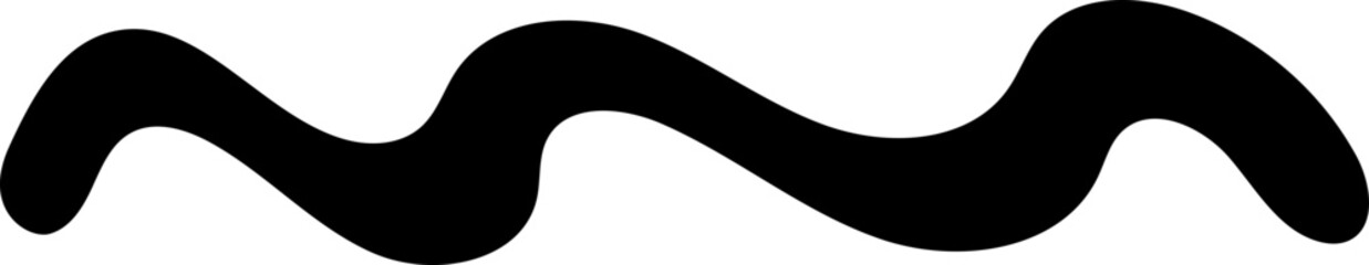 solid abstract cutout shape element