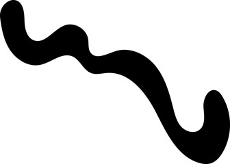 Obraz premium solid abstract cutout shape element