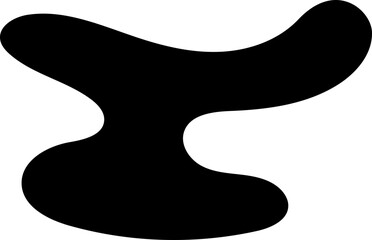 solid abstract cutout shape element