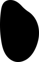 solid abstract cutout shape element