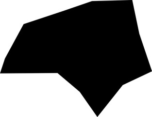 solid abstract cutout shape element