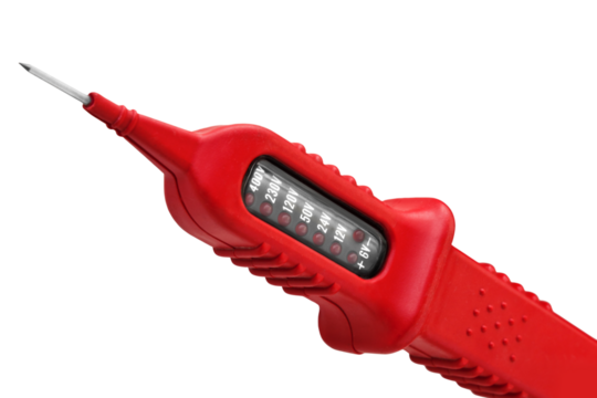 Strom Stromprüfer Spannungsprüfer Hintergrund transparent PNG cut out Circuit Tester