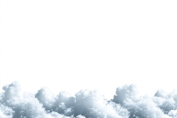 Light gray clouds against white background